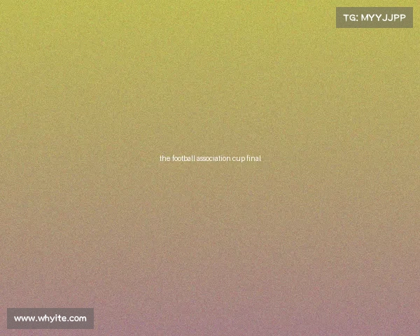 the football association cup final